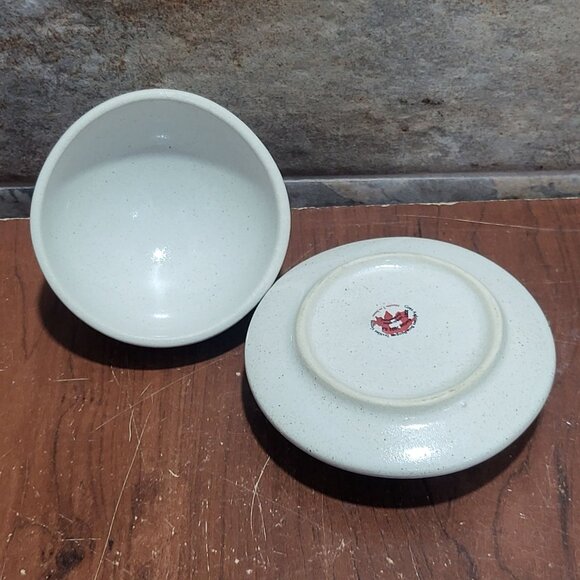 Ceramic Domed Butter Dish Chicken and Chick Farm Animal Motif - Picture 4 of 10